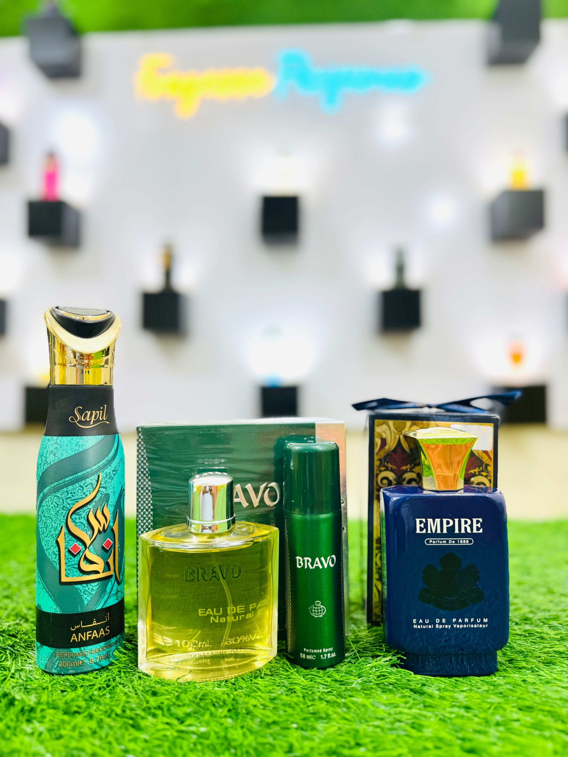 Bravo and Empire Perfume, Sapil Body Gift, Parcel Allow to Open