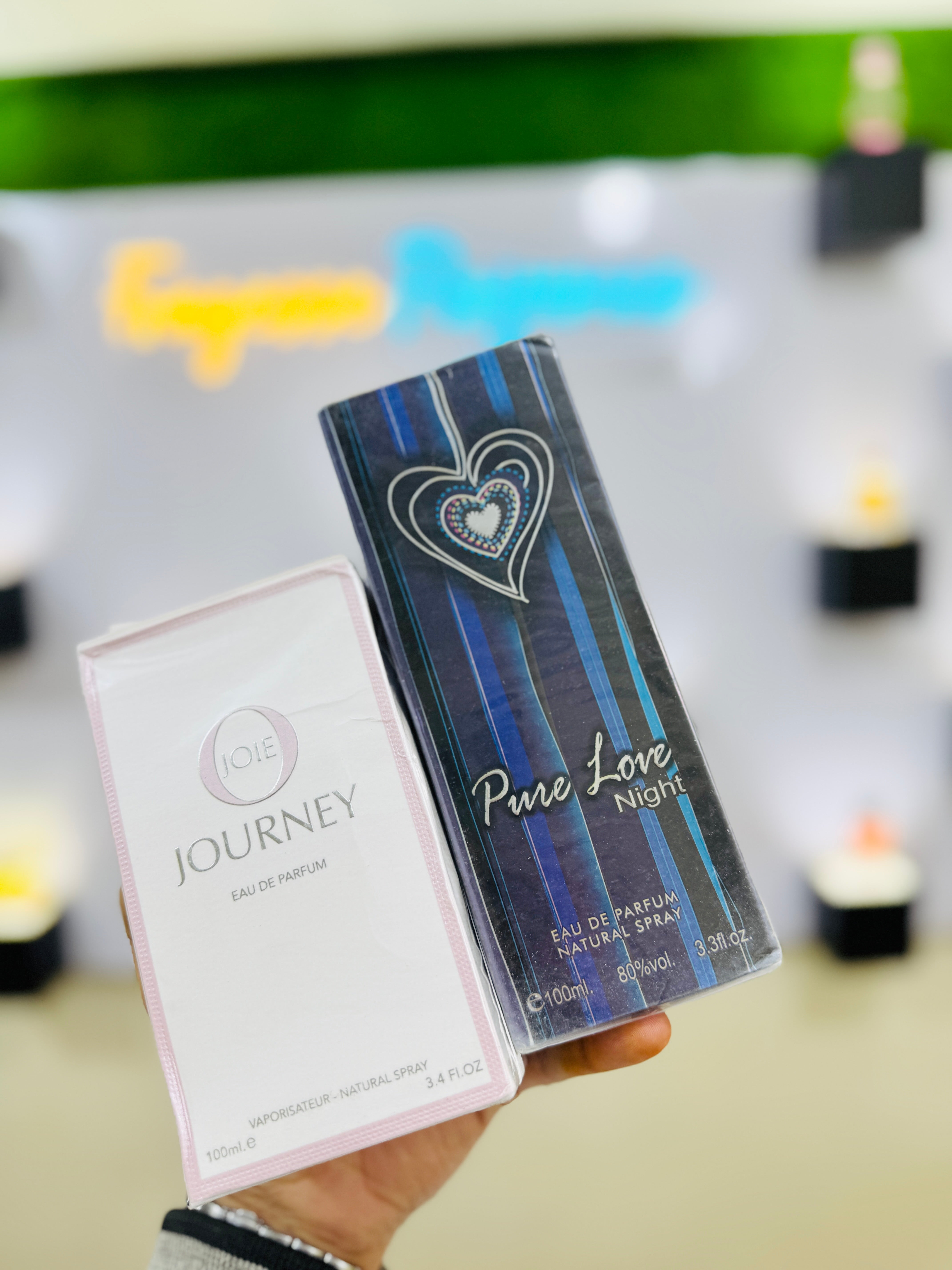 Pure love and Journey Perfume with Sapil Body Spray Gift, Parcel Allow to Open