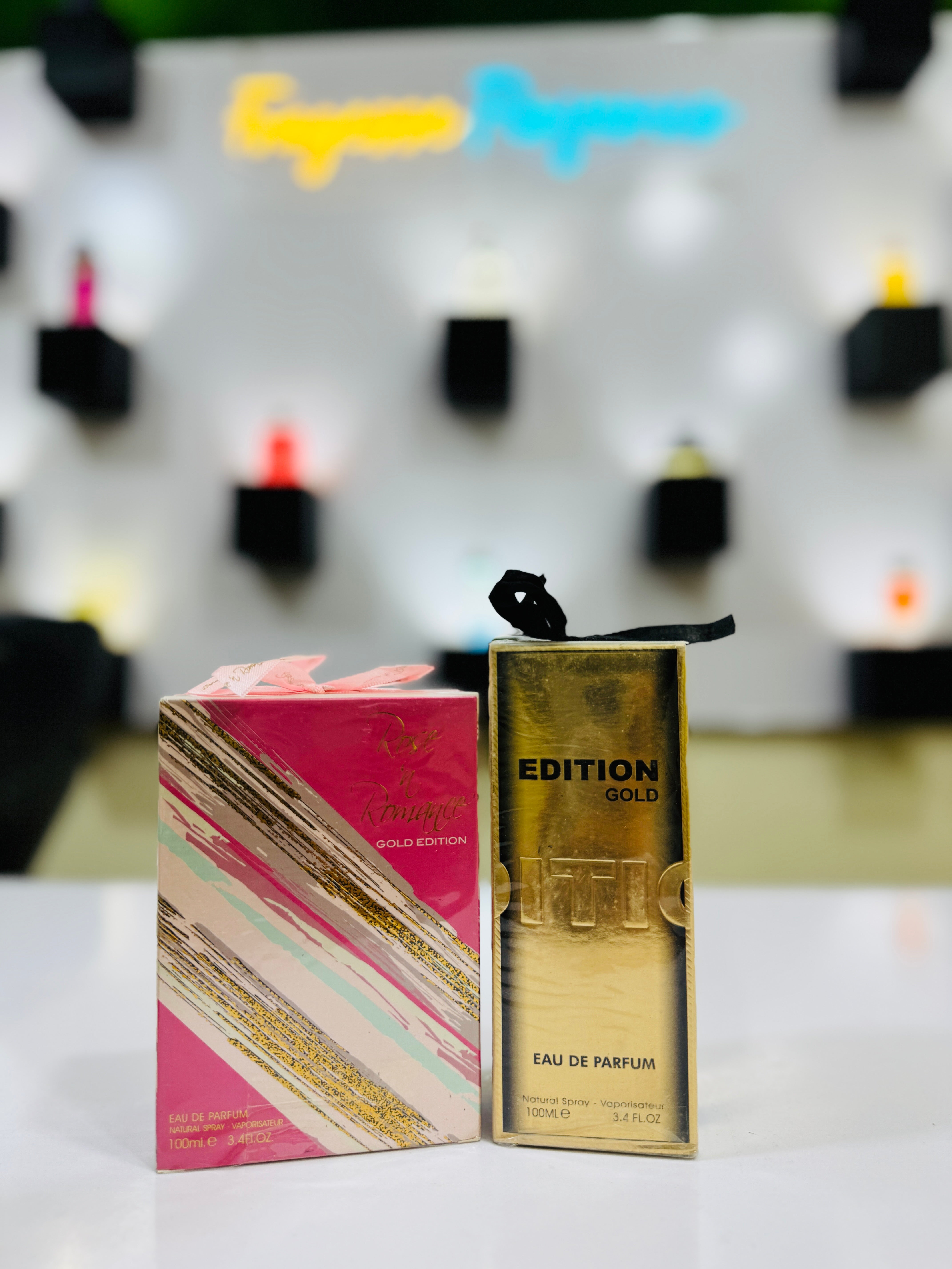 Imported Edition Gold, Rose N Romance with Body Spray Gift, Parcel Allow to Open