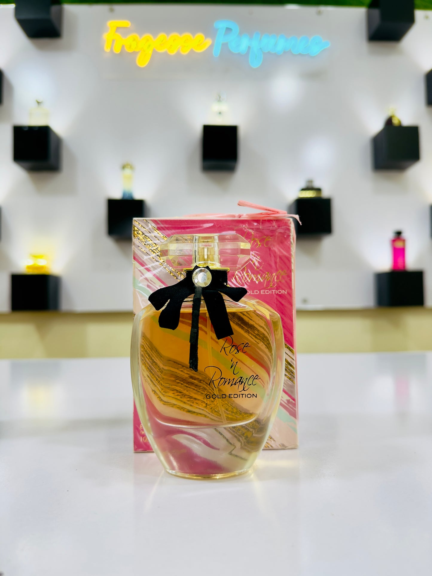 Imported Rose N Romance Perfume with Body Spray Gift, Parcel Allow to Open