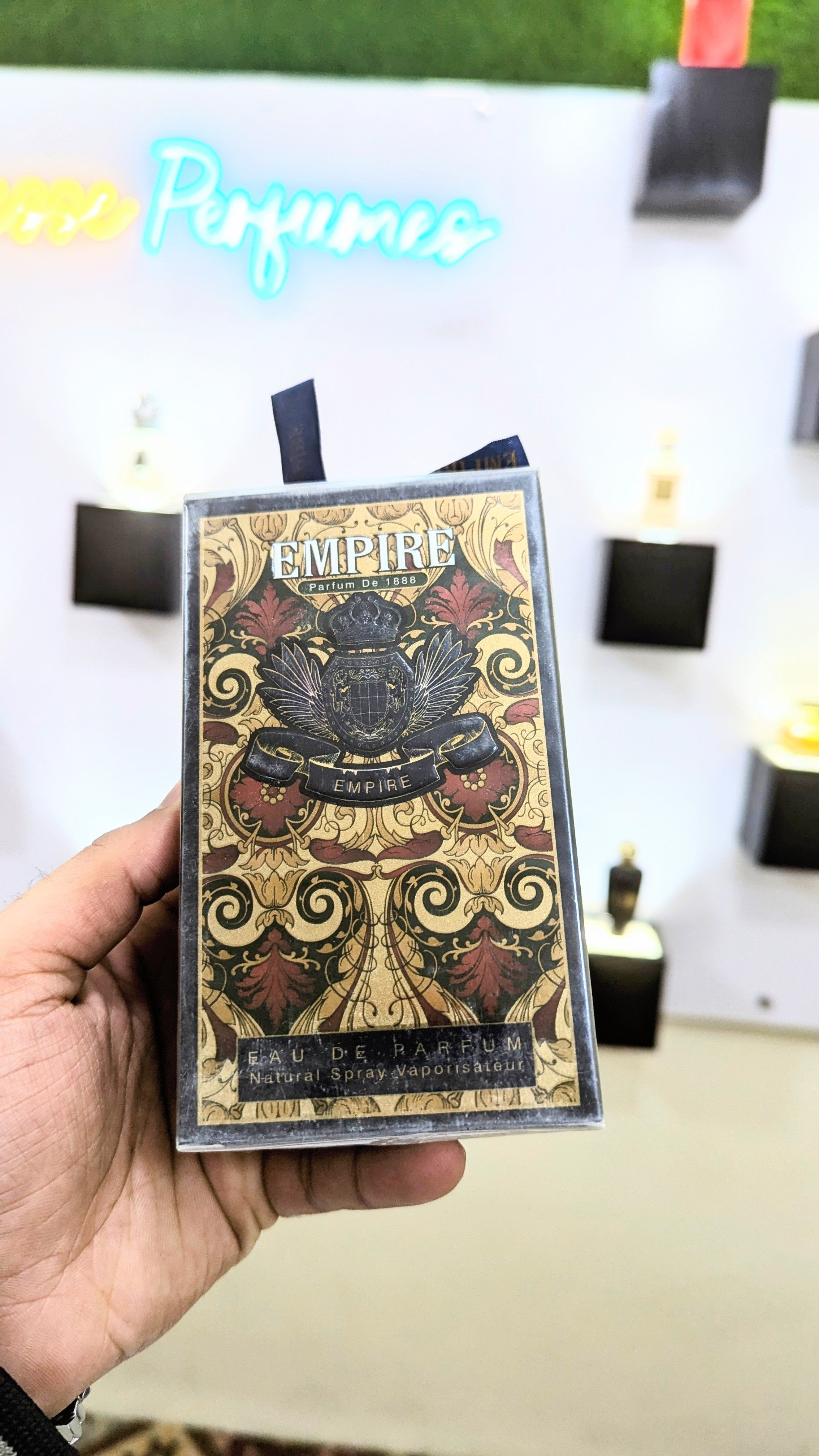 Imported Empire Perfume with Body Spray, Parcel Allow to Open