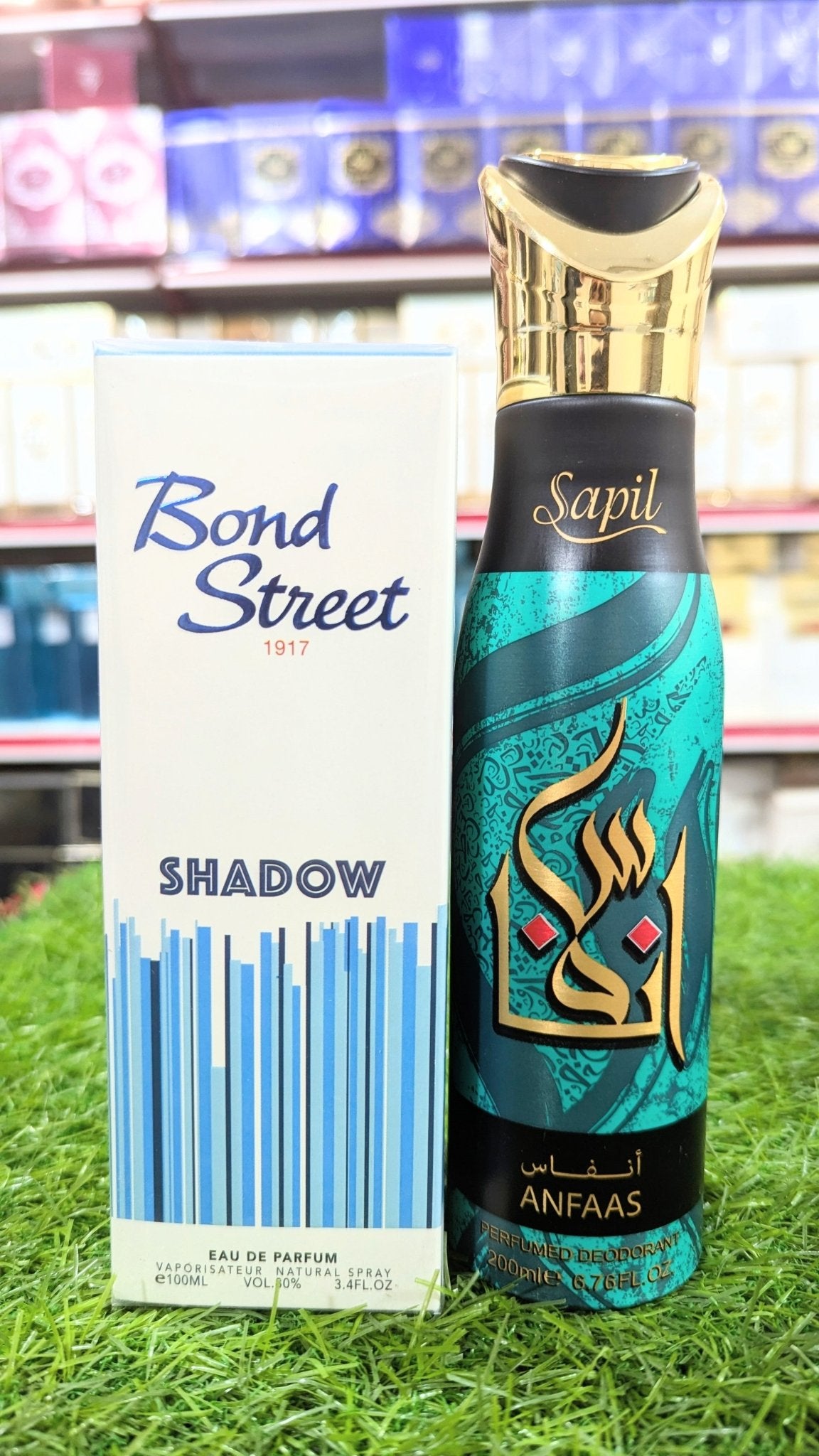 Branded Bond Street Shadow and Vegas Perfumes with Sapil Body Spray Gift, Parcel Allow to Open