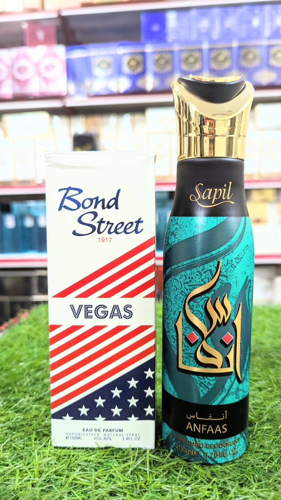 Branded Bond Street Shadow and Vegas Perfumes with Sapil Body Spray Gift, Parcel Allow to Open