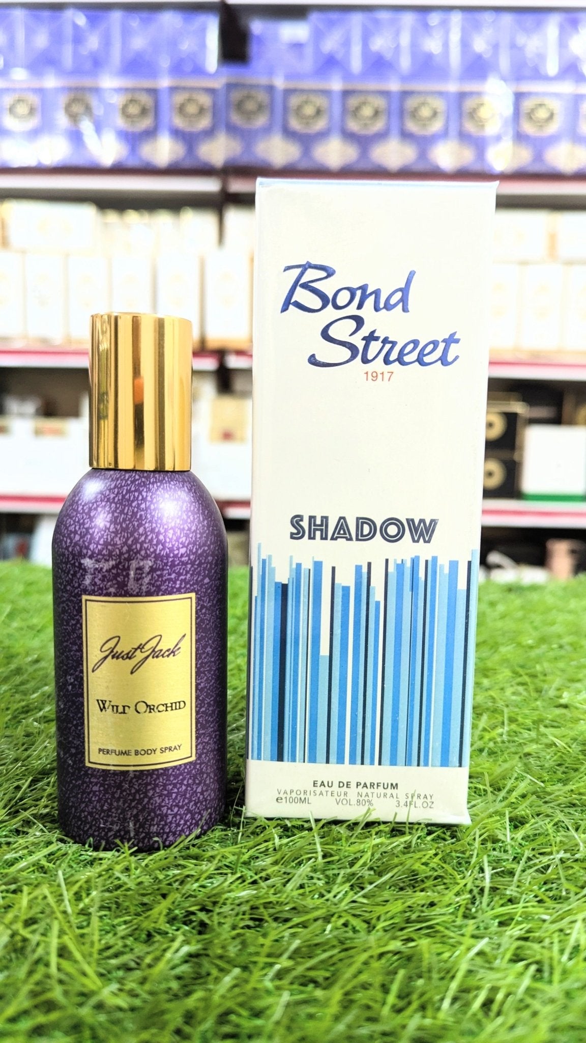 Branded Bond Street Shadow Perfume With Body Spray Gift, Parcel Allow to Open