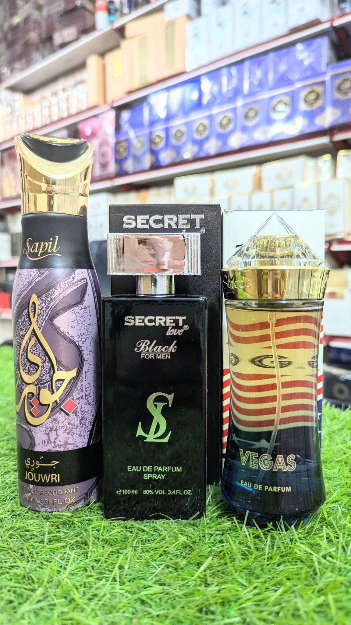 Branded Bond Street Vegas, secret love and Sapil Body Spray Gift, parcel allow to open