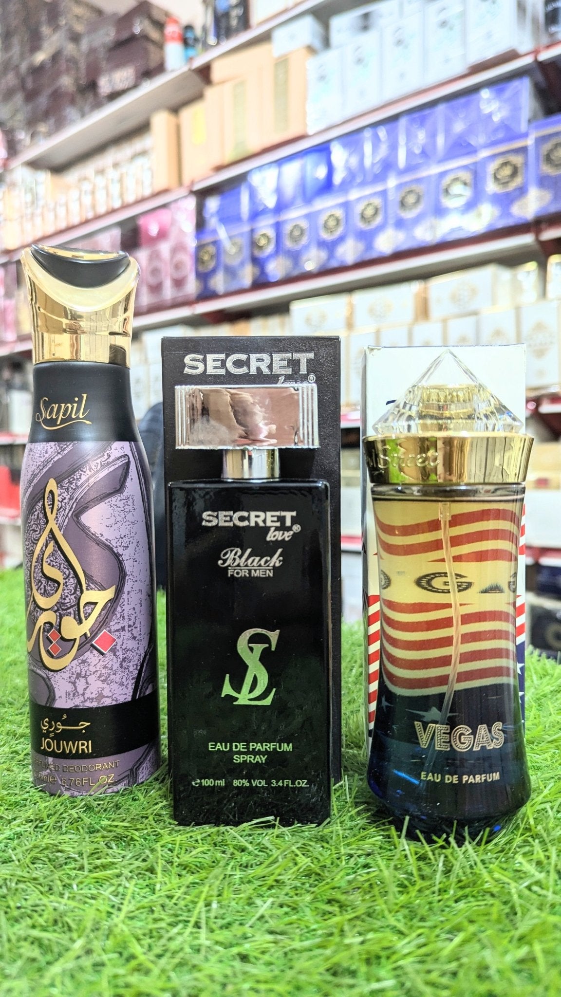 Branded Bond Street Vegas, secret love and Sapil Body Spray Gift, parcel allow to open