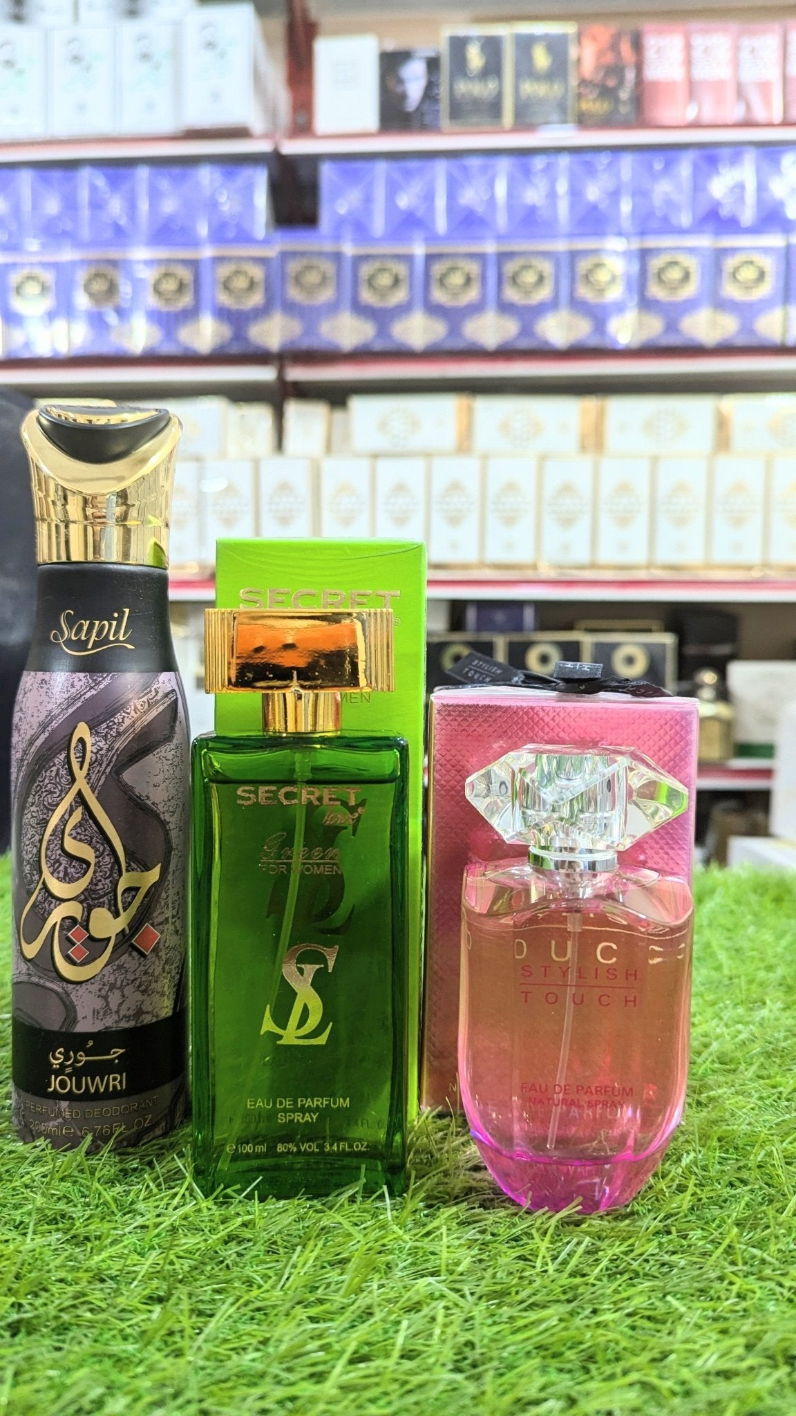 Branded Stylish Touch, Secret Love and Sapil Body Spray Gift, Parcel Allow to Open