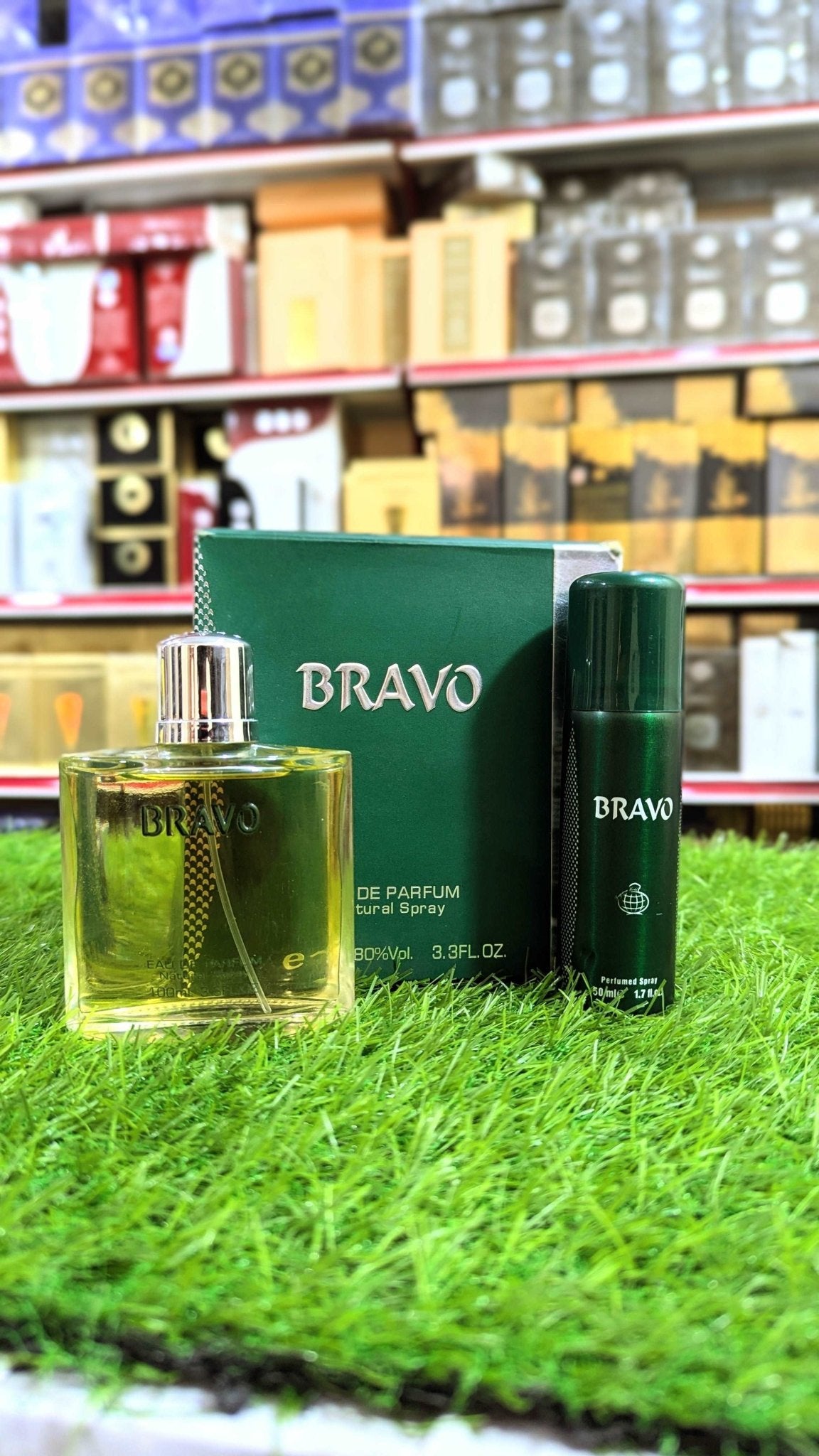 Bravo Perfume with Body Spray and Sapil Body Spray Gift