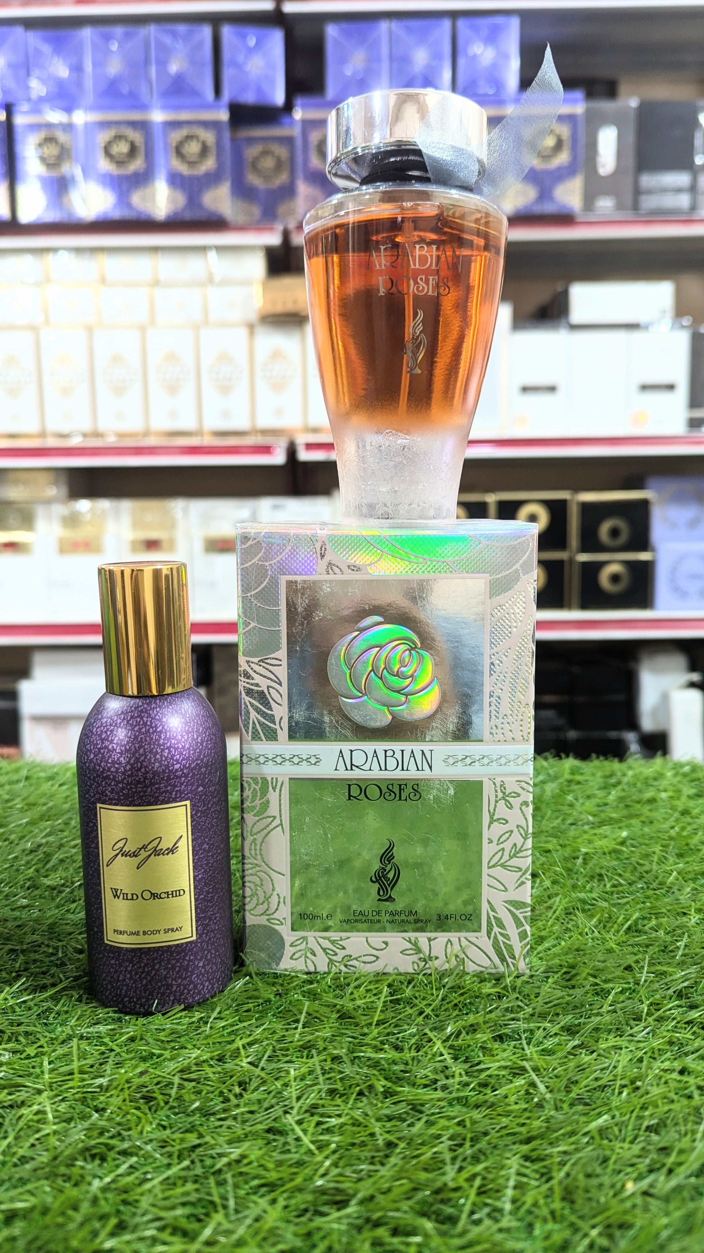 Branded Arabian Rose and Sabeel Perfume with Body Spray Gift, Parcel Allow to Open