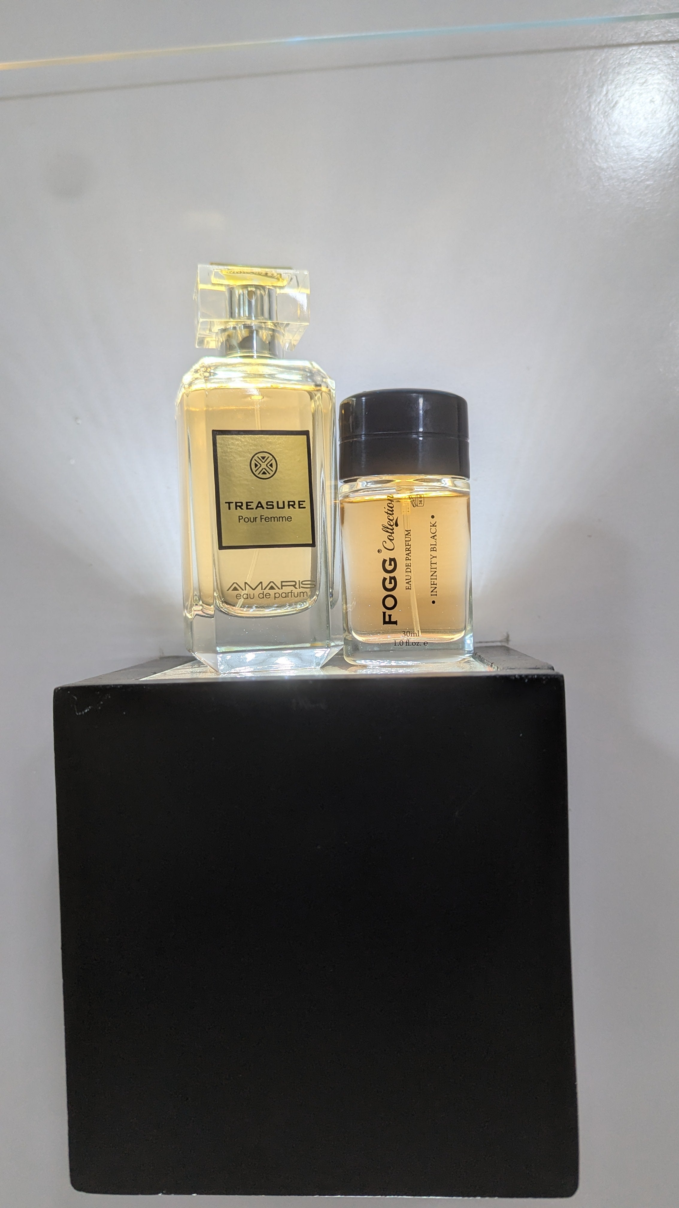 Premium AMARIS Brand Treasure Perfume with Fogg Spray and Body Spray Gift, Parcel Allow to Open